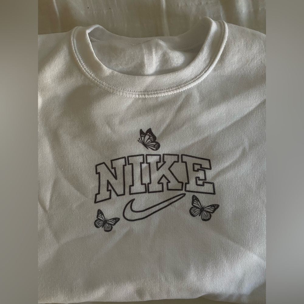 Custom Nike Butterfly Crewneck